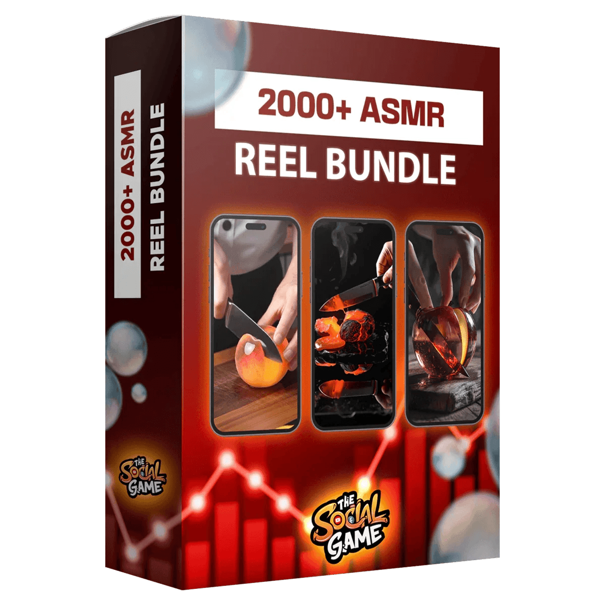 2,000+ Viral ASMR Glass Cutting Reels