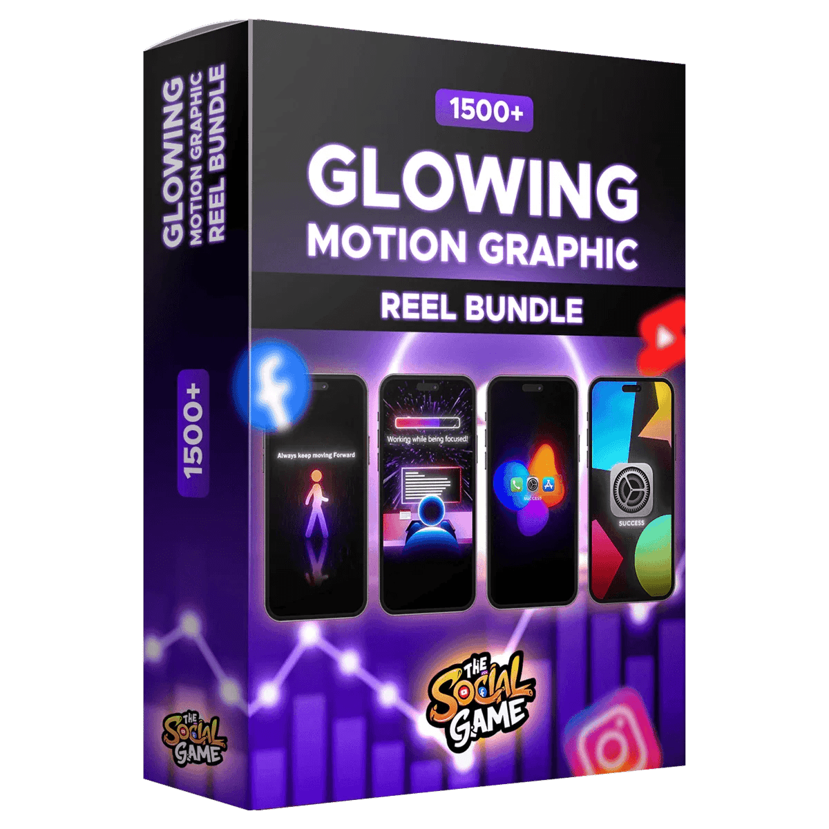 1,500+ Glowing Motion Graphic Reels